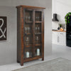 Sunrise Accent Cabinet – 2 Doors with Glass | Rustic Elegance